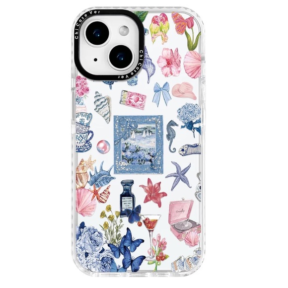 ChiCaseVer Other - NEW $42 ChiCaseVer iPhone 15 Clear Case Coastal Cowgirl Vintage Collage Pattern